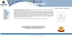 Desktop Screenshot of metatechind.com